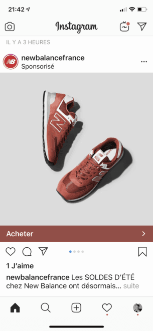 Click Acheter Instagram - New Balance