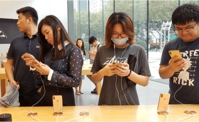 iPhone Apple Store Chine