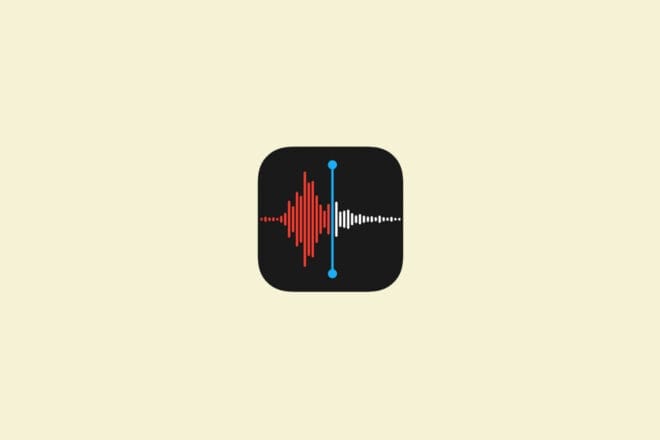 Image d'illustration. Dictaphone iOS