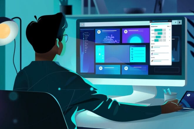 Image d'illustration. Web seach ia