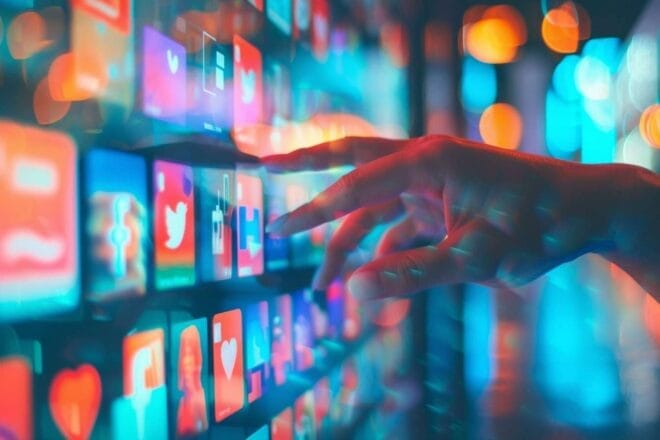 Image d'illustration. Réseaux sociaux