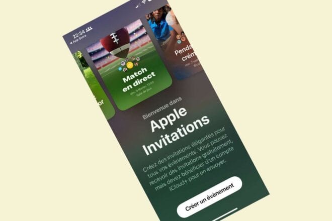 Image d'illustration. Invitation Apple