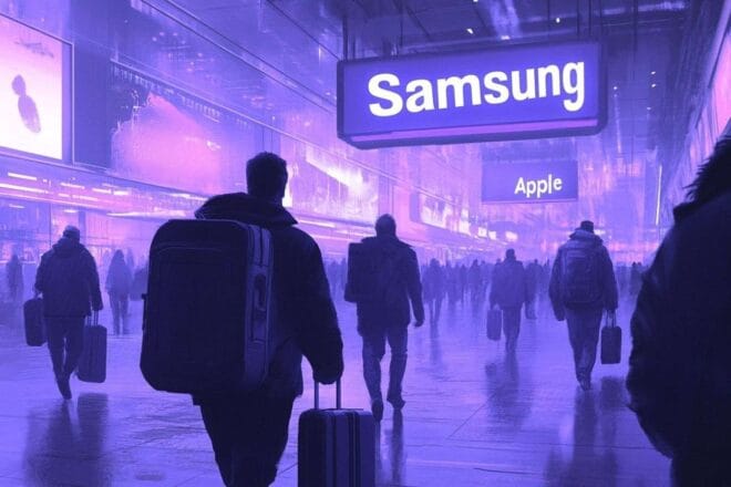 Image d'illustration. Apple Samsung