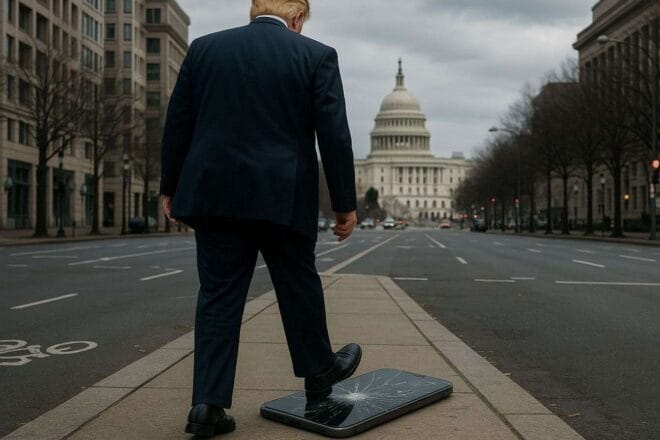 Image d'illustration. Trump apple