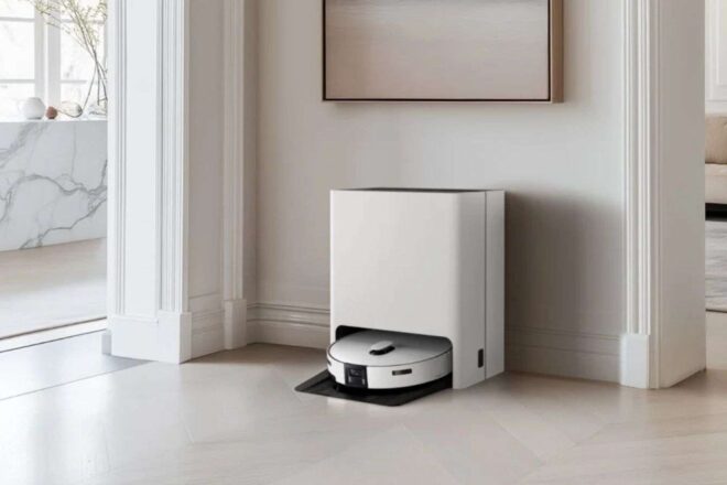 Le Samsung Bespoke AI Jet Bot Steam dispose d'une caméra intégrée