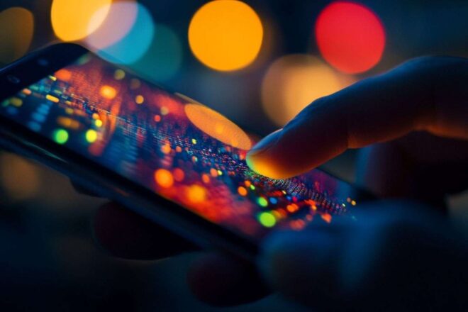 Compteur de données sur smartphone