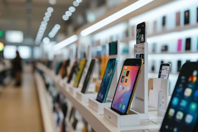 Agencement optimisé du magasin de smartphones