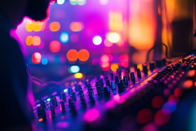 Studio de musique vibrant