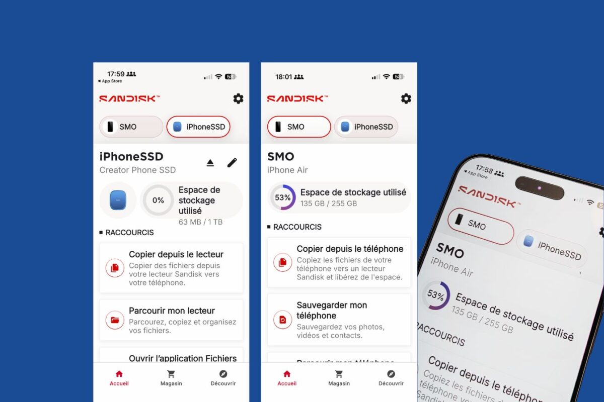 Scandisk ssd iphone air