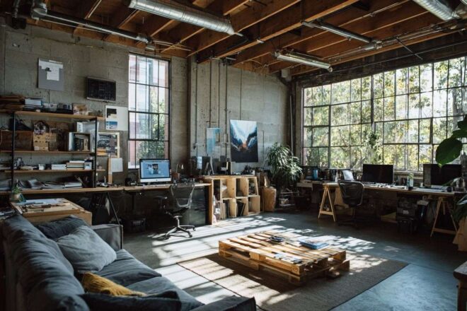 Creative studio environment