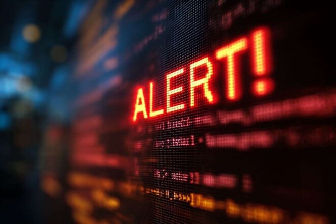 Alerte critique à l Écran