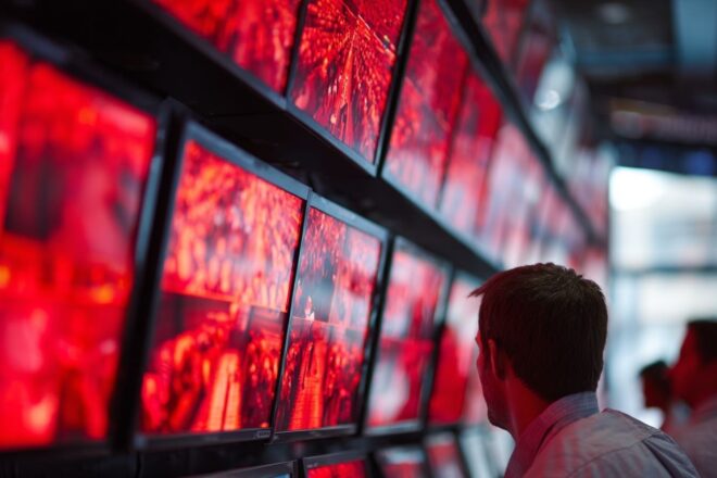 Alertes de sécurité sur écran