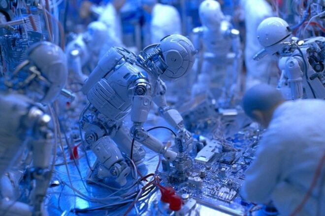 Robots et humains en assemblage complexe