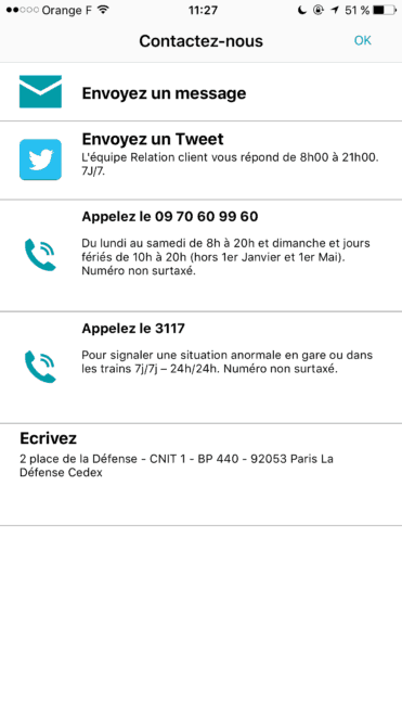 Aide - Voyages SNCF