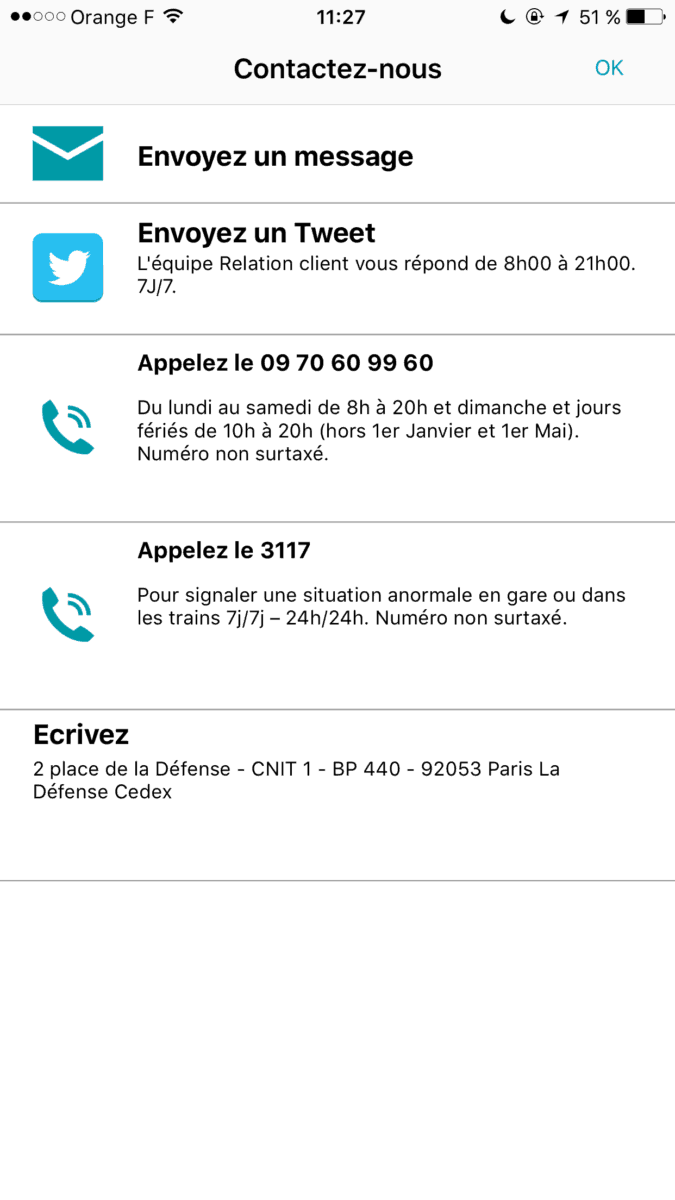 Aide - Voyages SNCF