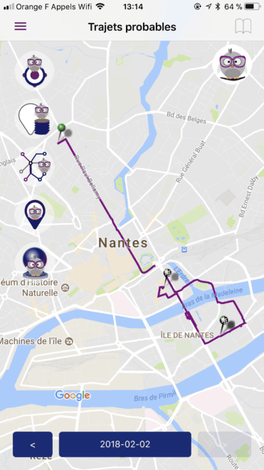 Flux déplacement