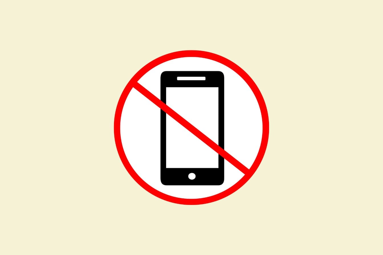 Image d'illustration. Interdiction portable