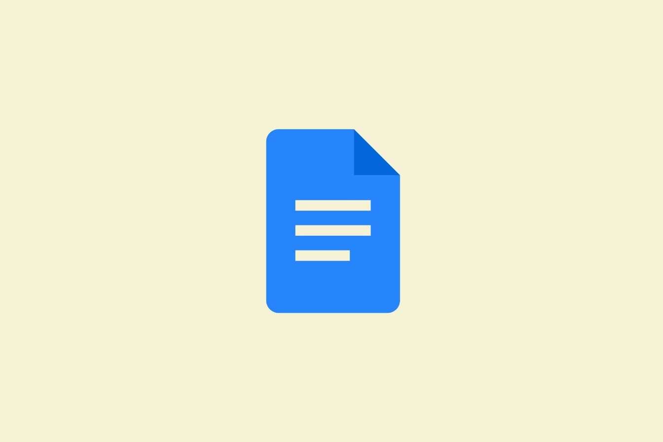 Image d'illustration. Google Doc