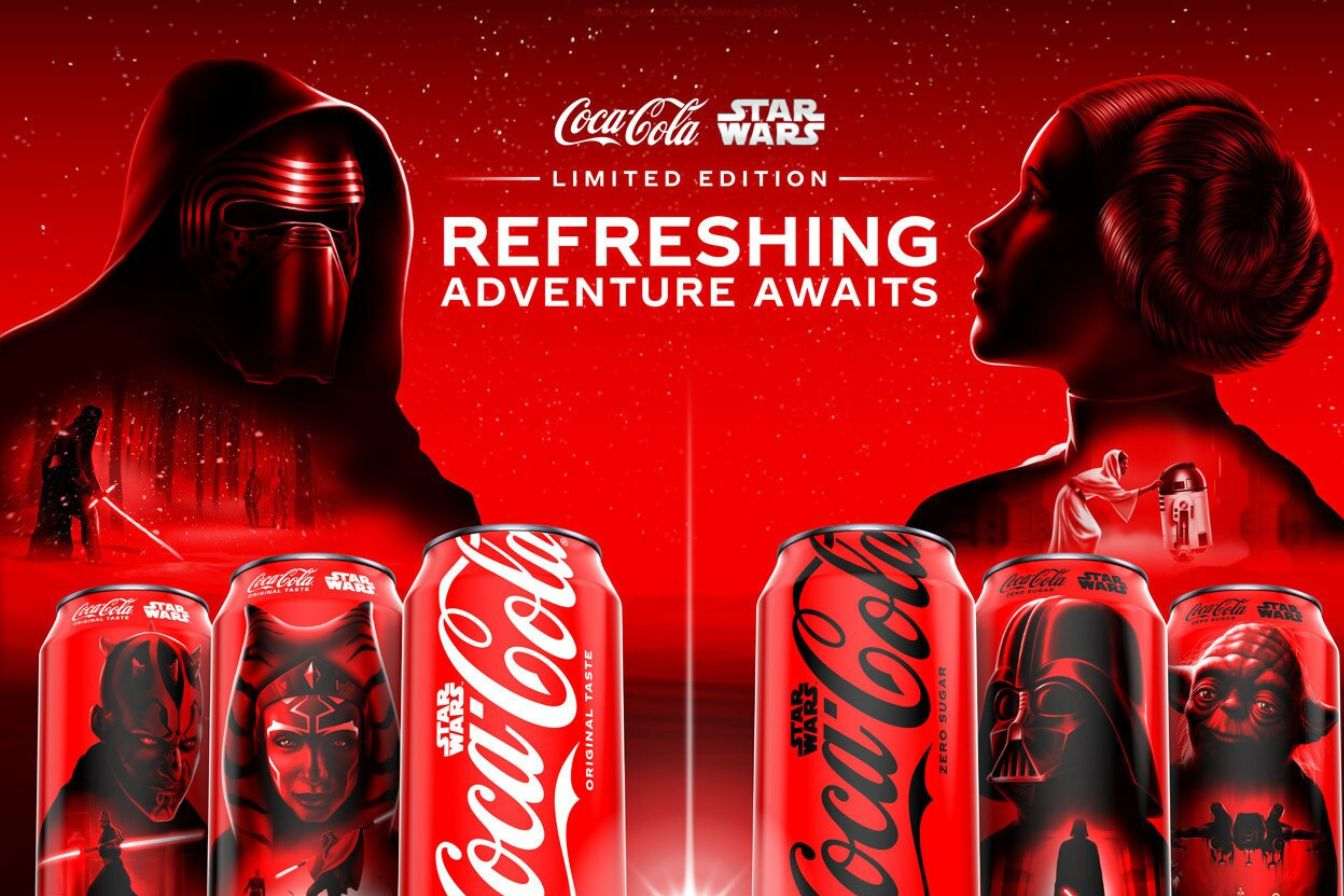 Image d'illustration. CocaCola StarWars Hologramme