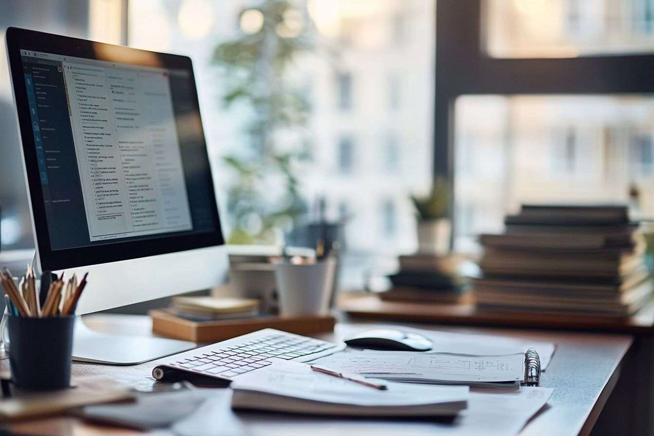 Une vue sur un bureau d'ordinateur affichant plusieurs onglets ouverts axés sur la confidentialité des réseaux sociaux et la protection des données