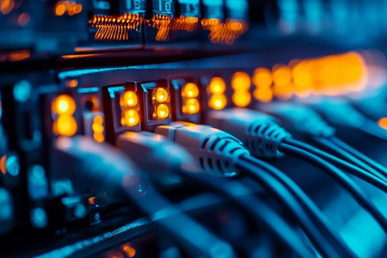 Gros plan sur des appareils interconnectés