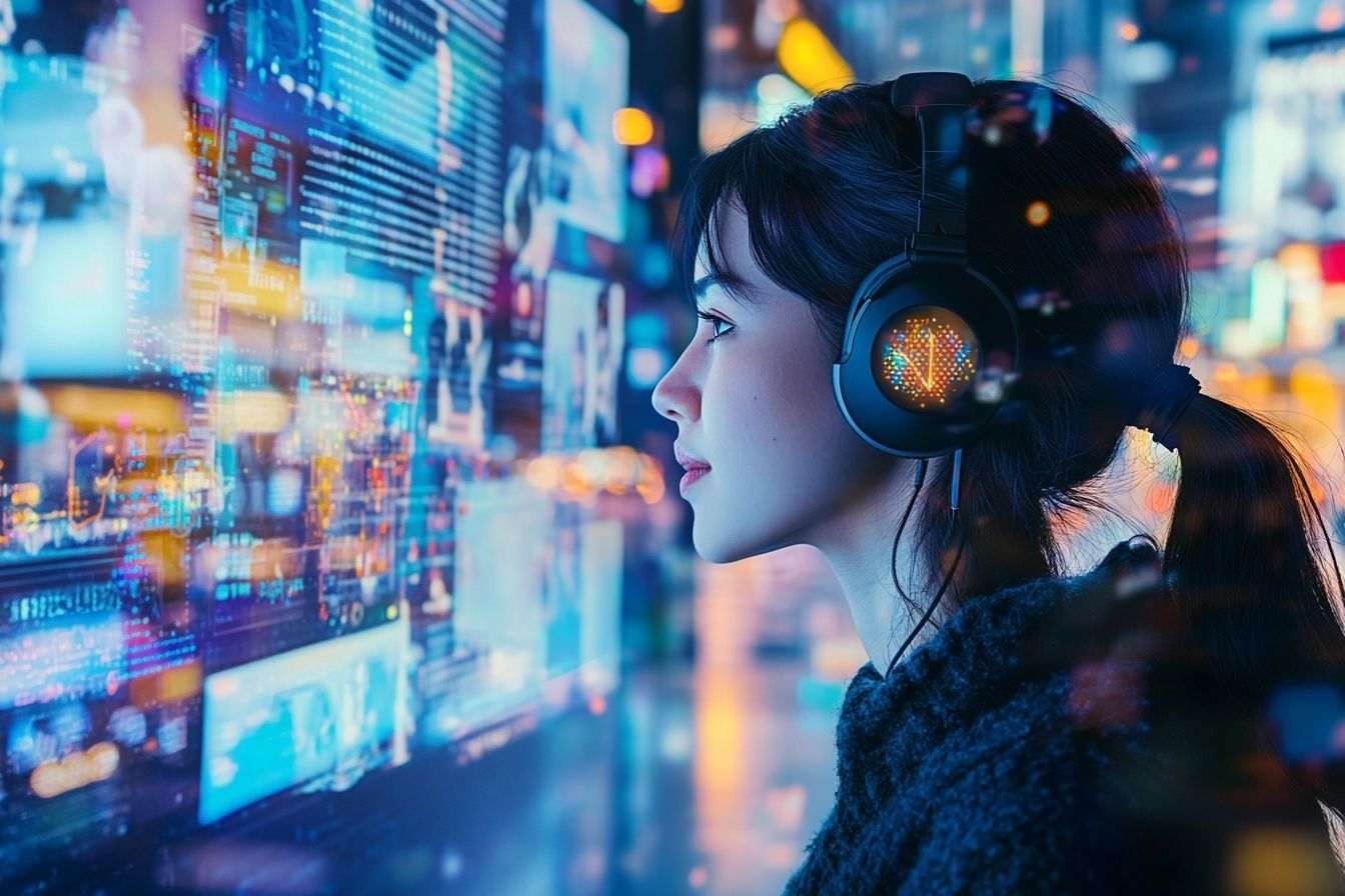 Collage animé de podcasteurs