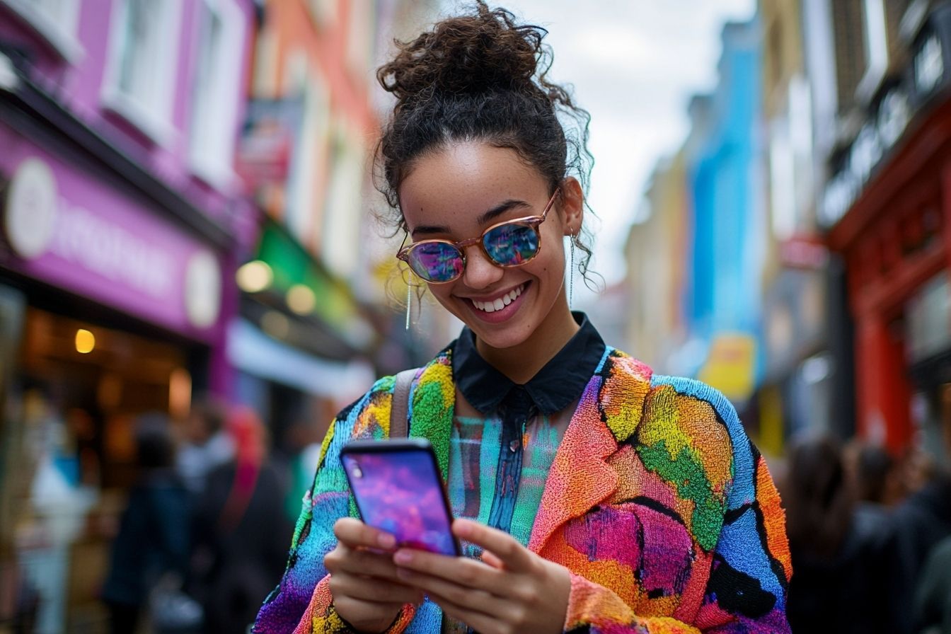 Un sourire radieux à londres
