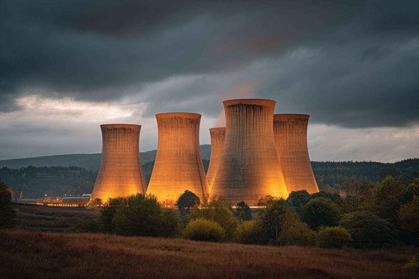 Tours de refroidissement illuminées