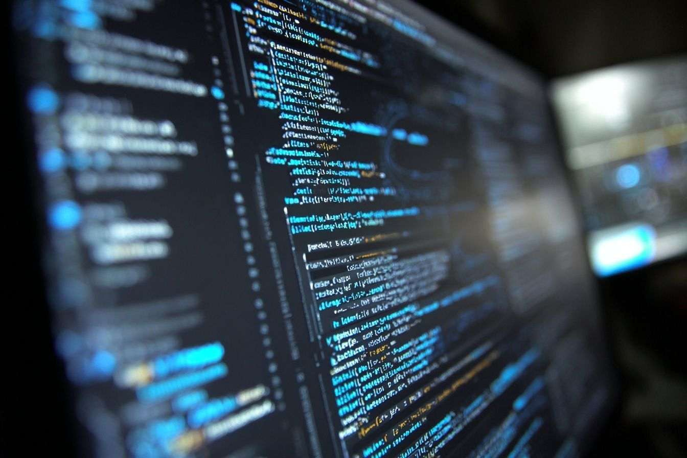 Gros plan d un écran d ordinateur affichant des algorithmes