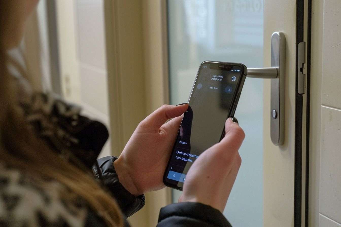 Sécurité en ligne utilisateur saisissant un code