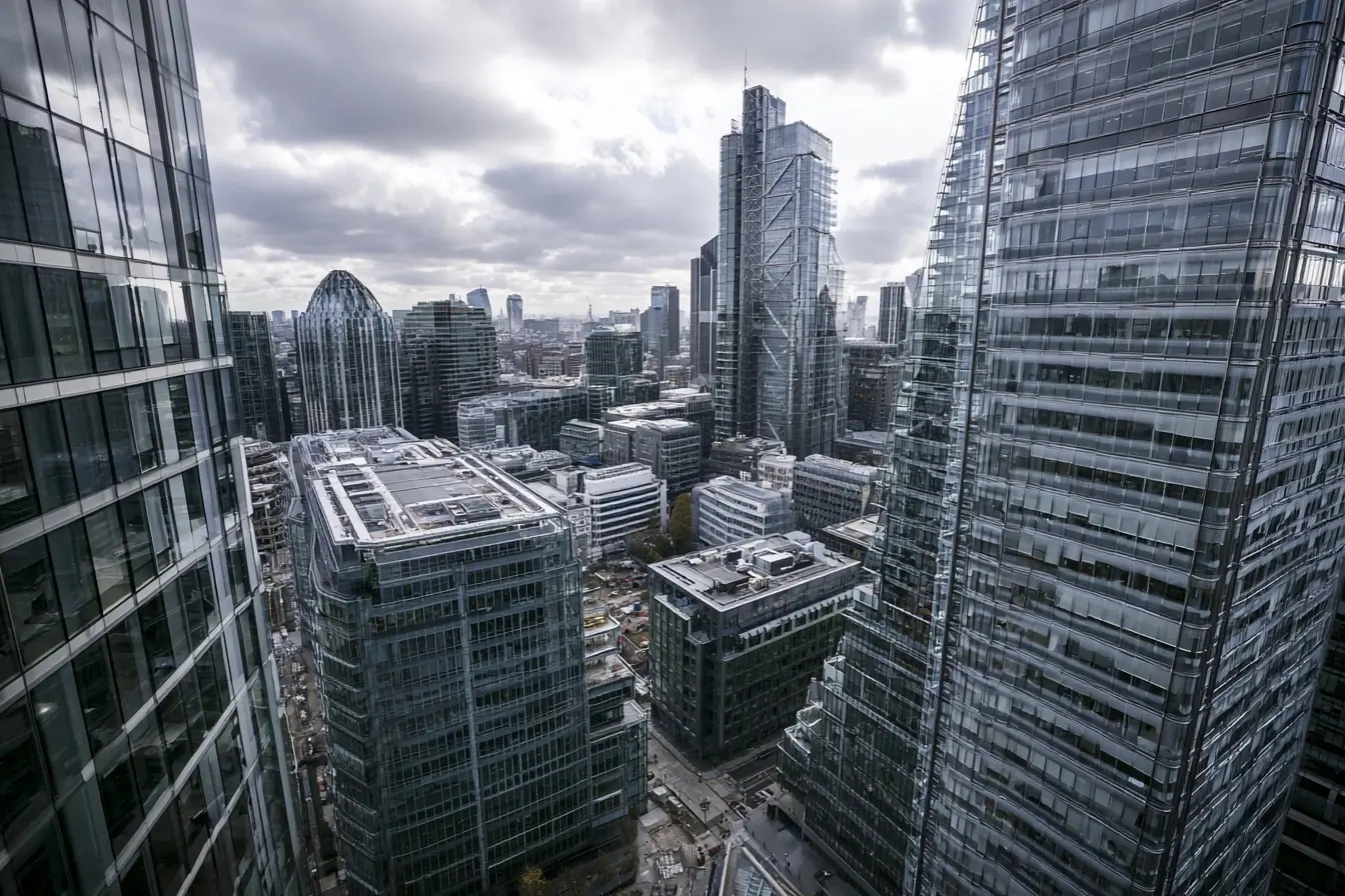 Quartier d'affaires londonien et tech