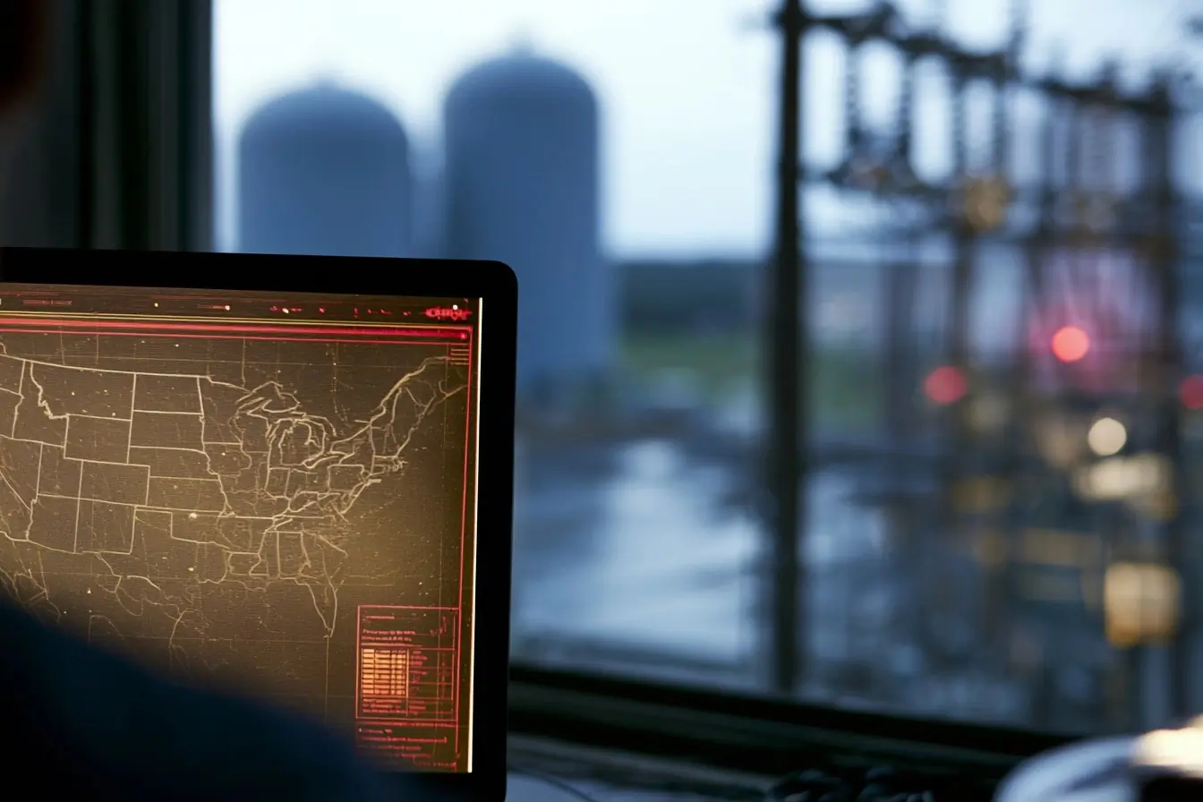 Alerte cyber devant des infrastructures