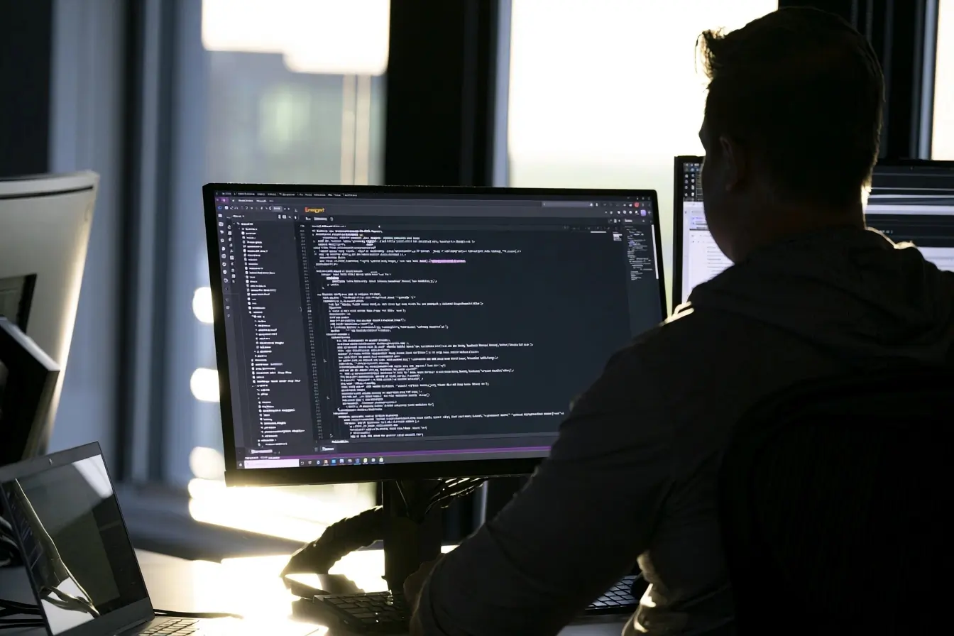 Développeur devant une interface Emergent