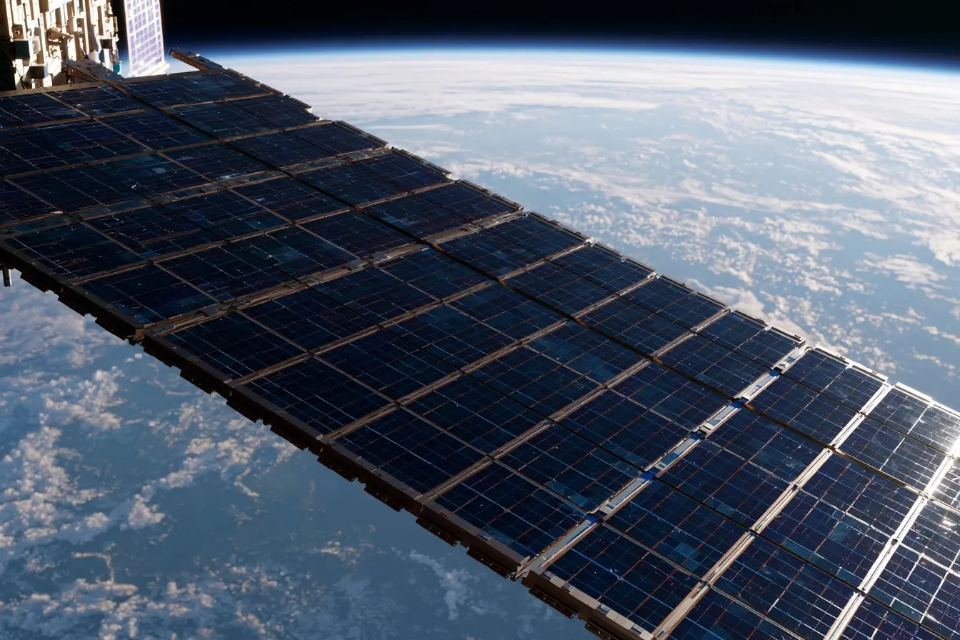 les panneaux solaires pour satellites dans
