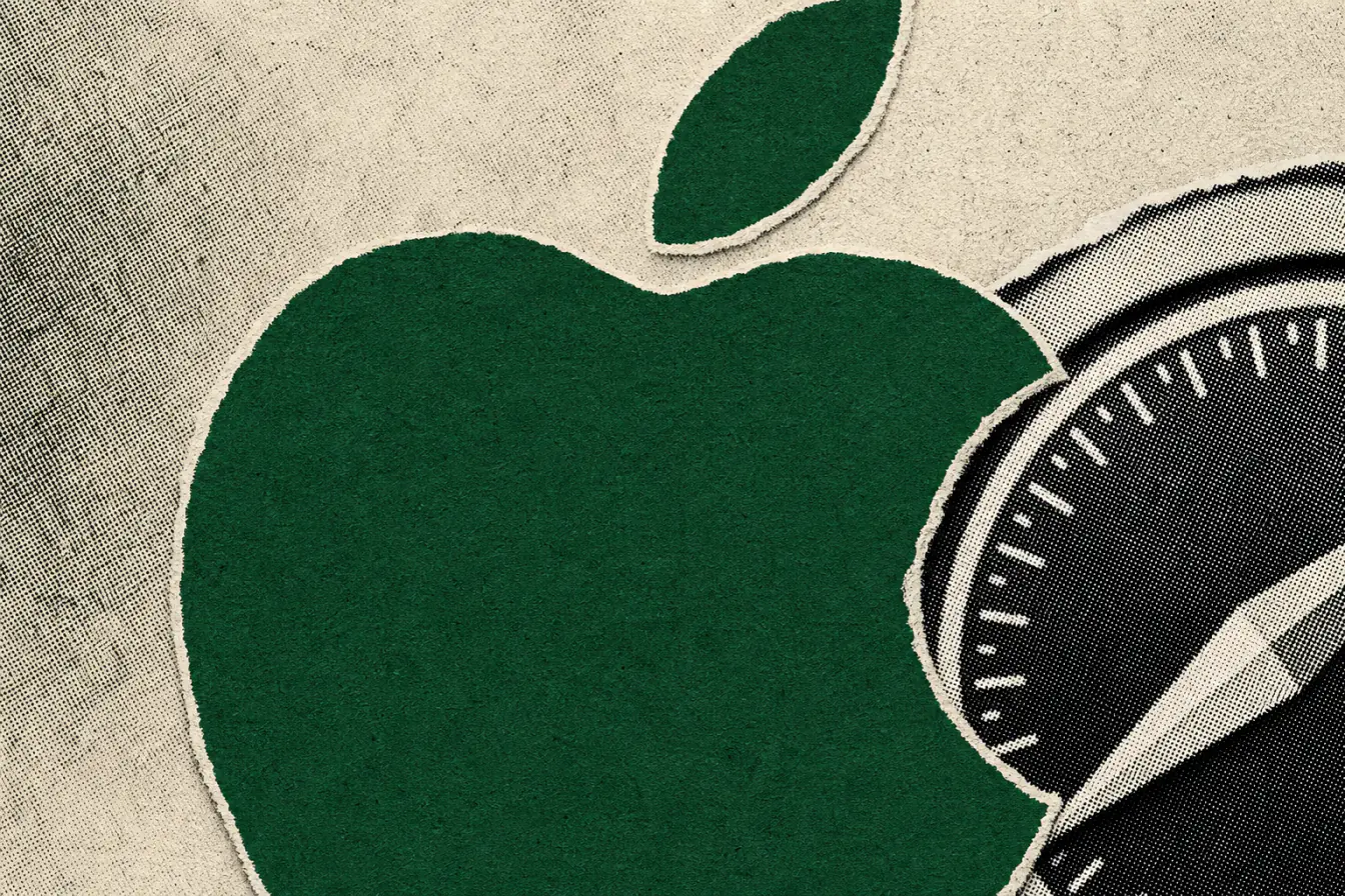 Logo Apple refermé sur Safari déchiré