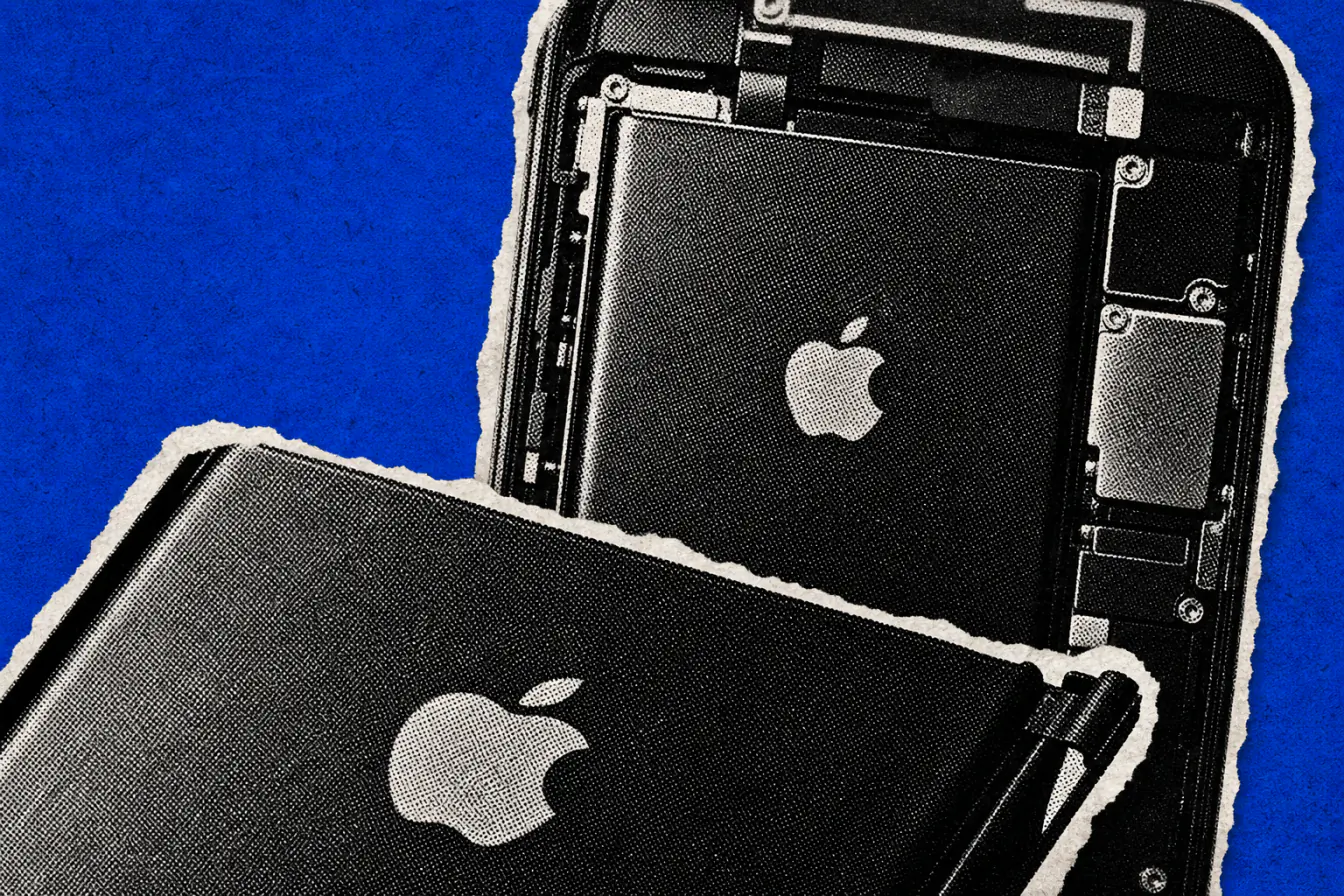 Batterie serrée dans un smartphone fin