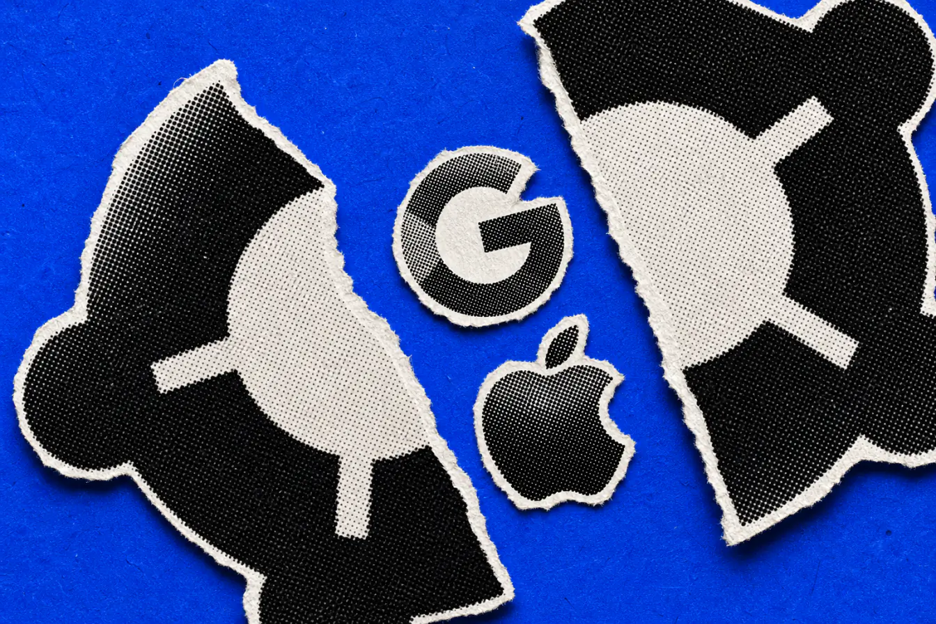 Logos GrapheneOS, Google et Apple déchirés