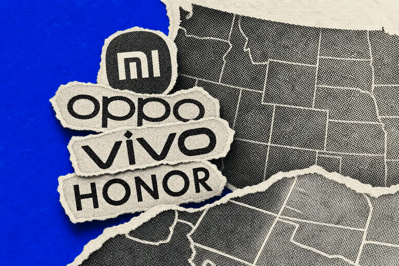 Logos Android bloqués par la carte des États-Unis