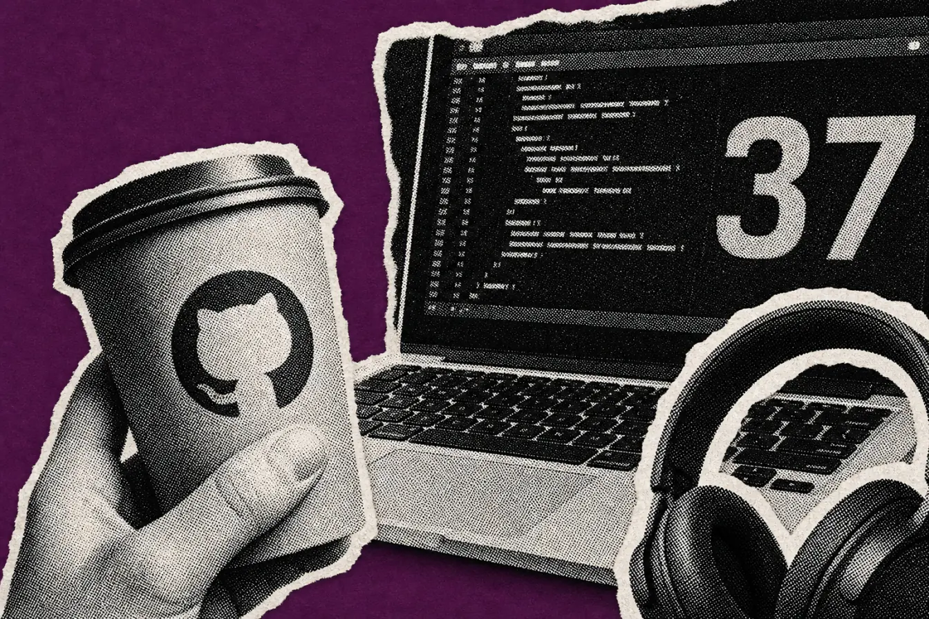 Écran de code géant avec un 37