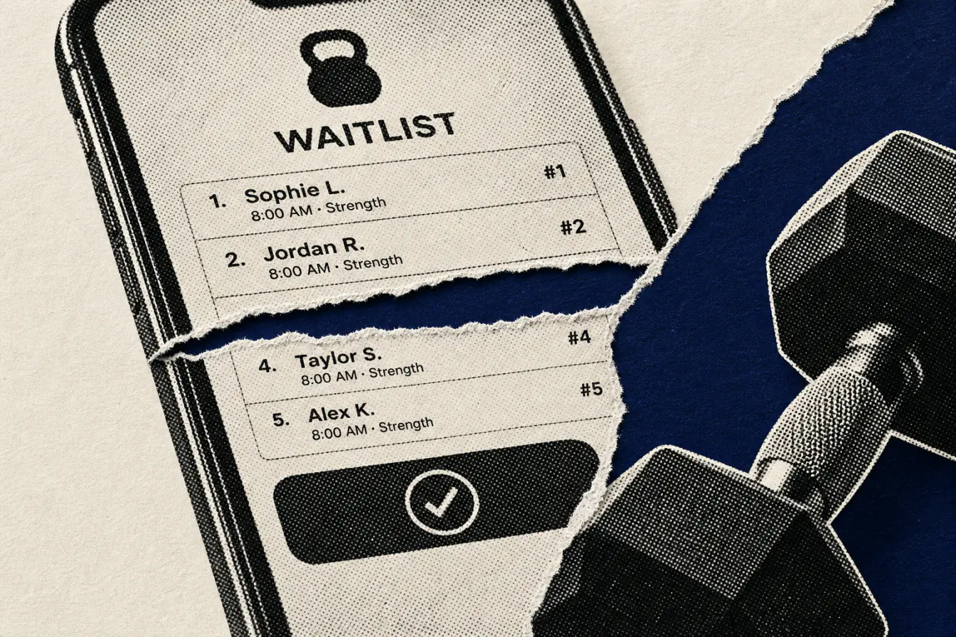 Gros plan sur liste d’attente piratée