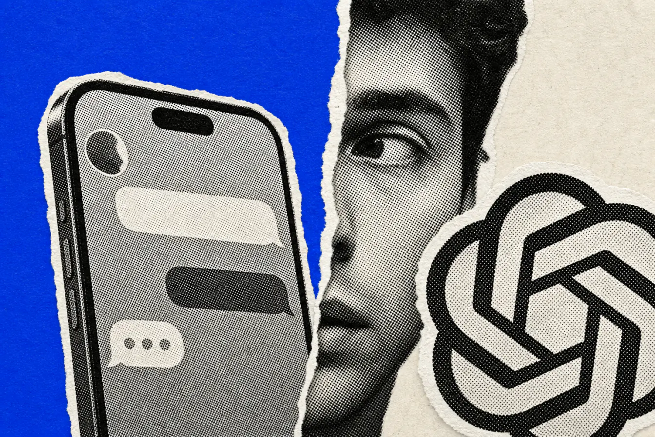 Téléphone de chat entre OpenAI et usager