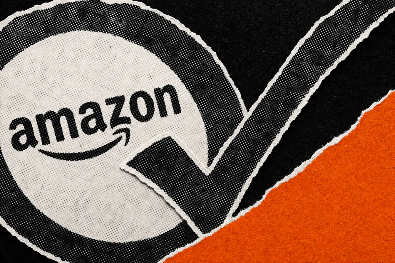 Logo Amazon verrouillé par une validation