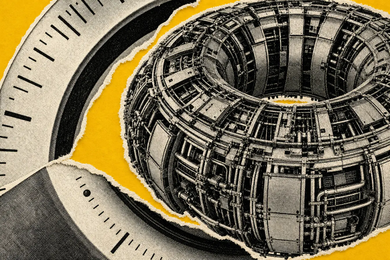 Anneau de contrôle serrant un tore de fusion