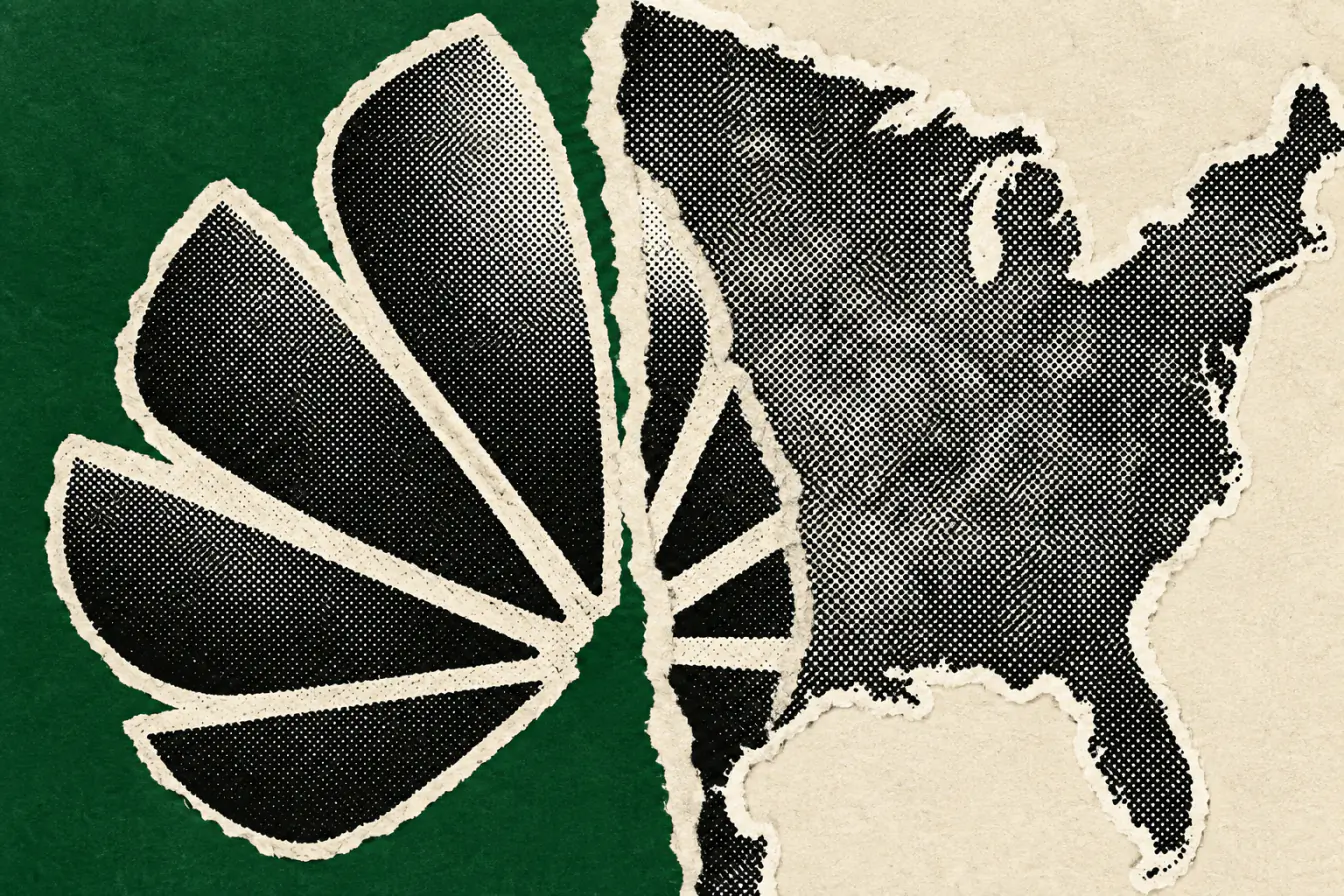 Logo Huawei face aux États-Unis déchirés