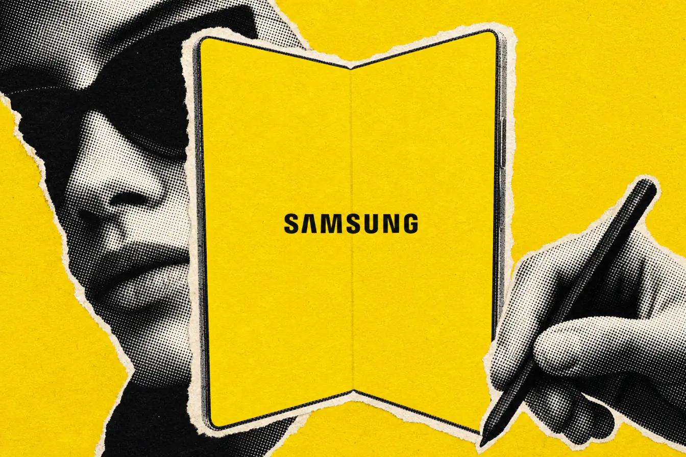 La silhouette découpée d'un Galaxy Z Fold 8