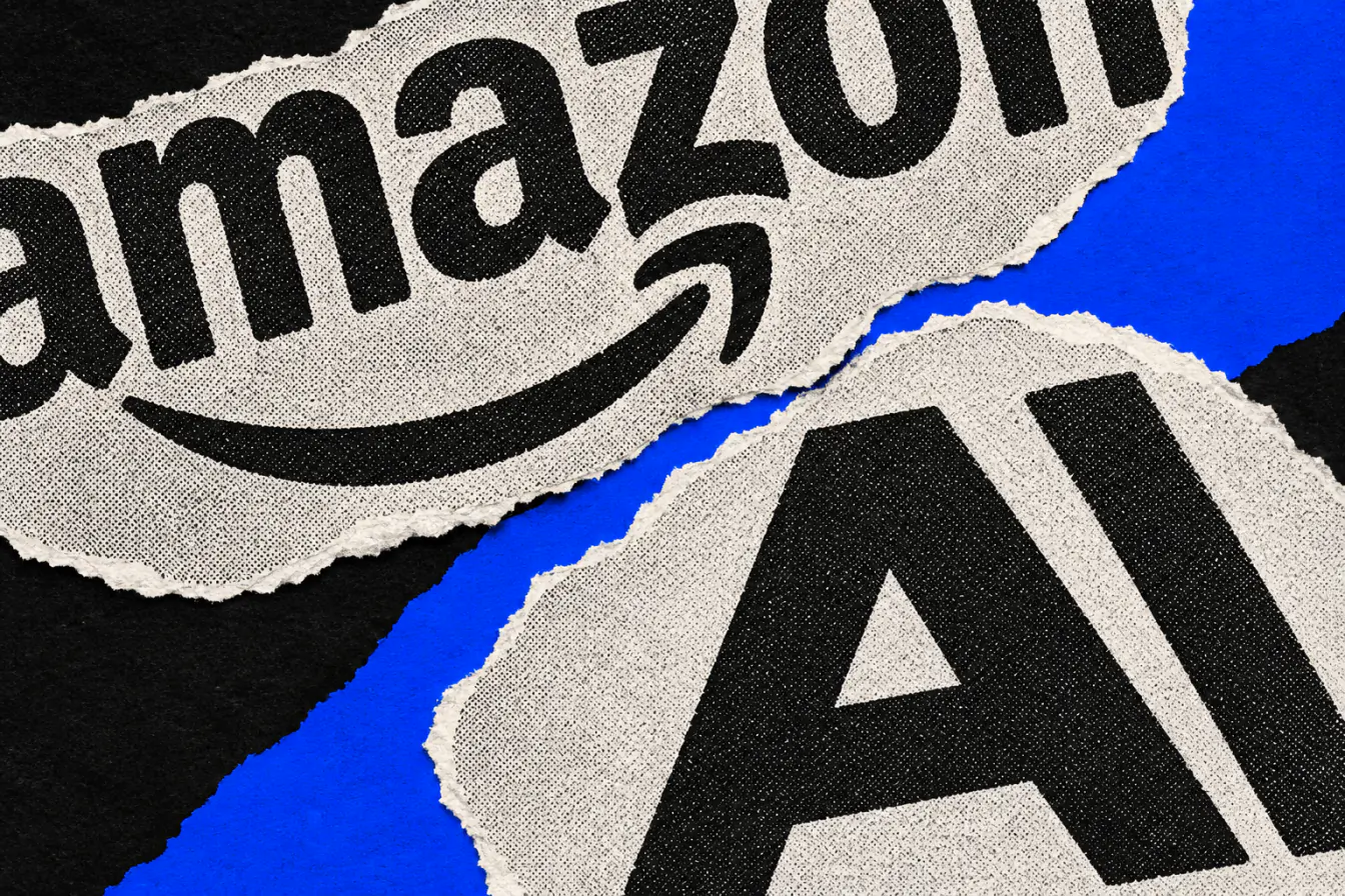 Logo d’Amazon refermé sur Anthropic