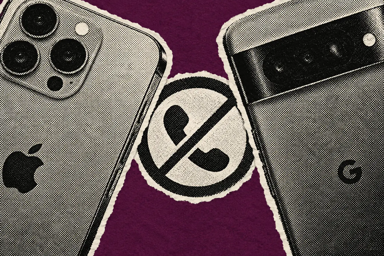 iPhone et Android bloquent un appel spam