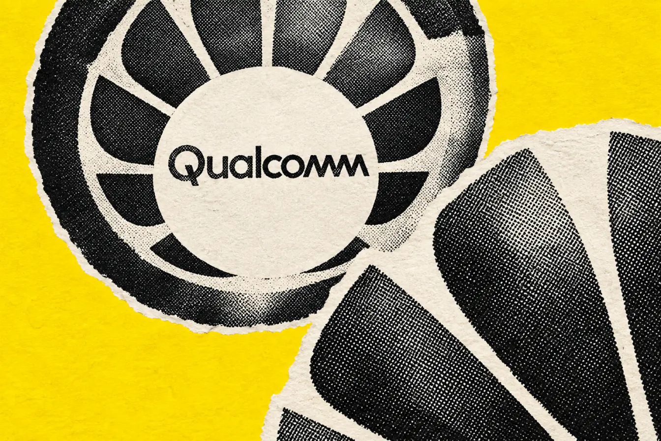 Logo Qualcomm encerclé par Huawei