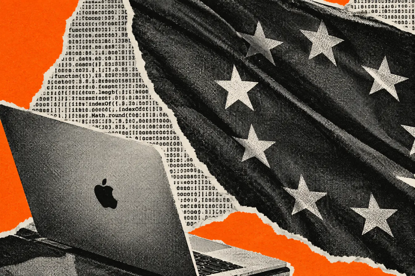 Texte et code barrés par le drapeau européen